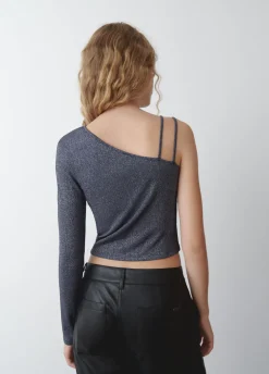 Asymmetrisch T-Shirt Met Bandjes