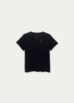 Bio Basic T-Shirt Knopen Mar
