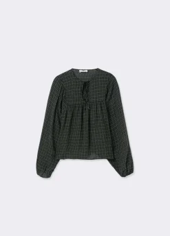 Blouse Ruiten Vierkante Halslijn