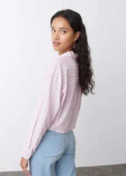 Blouse Strepen Cropped