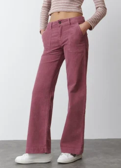 Broek Corduroy Culotte Voorzak