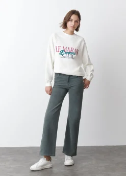 Broek Corduroy Recht