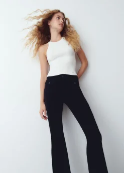 Broek Flared Voorzakken
