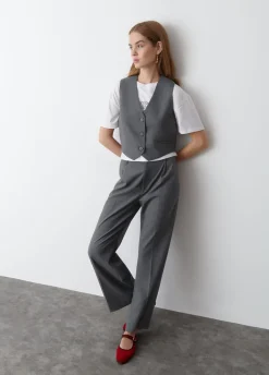 Broek Wijd Bandplooien