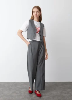 Broek Wijd Bandplooien
