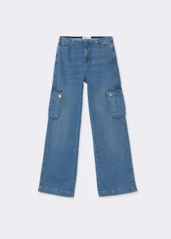 Jeans Cargo Lage Taille