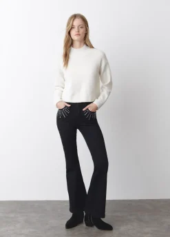 Jeans Flared Studs