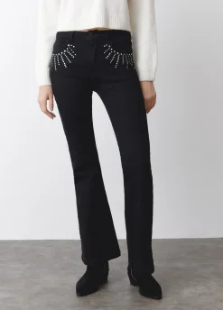 Jeans Flared Studs