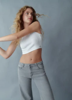 Jeans Flared Zijsplit