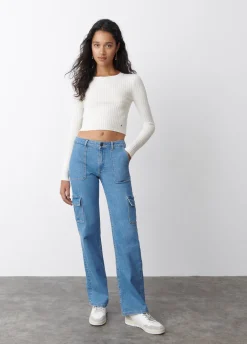 Jeans Recht Cargo