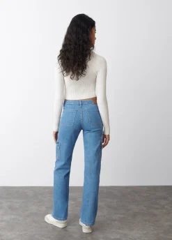 Jeans Recht Cargo