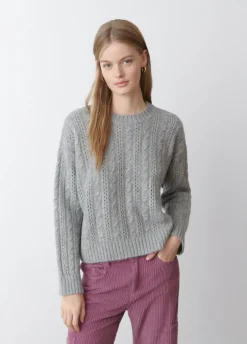 Jersey Trenzas Cuello Redondo