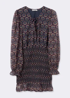 Jurk Elastiek Print Indisch