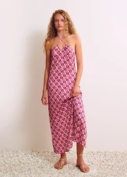 Jurk Halter Print Pop