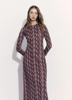Jurk Print Golven
