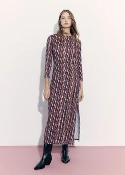 Jurk Print Golven