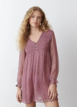Jurk Smock Borst Los