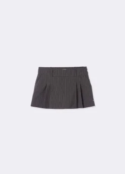 Plooirok Mini Krijtstreep