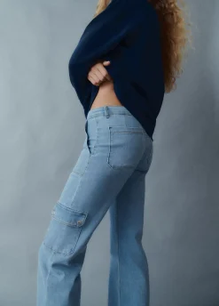 Rechte Cargojeans