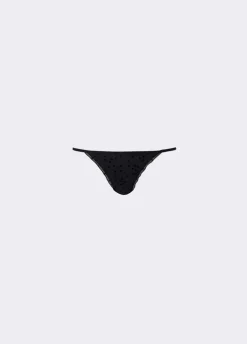 Slip Tule Geflockt