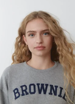 Sweater Geribd Brush Brownie