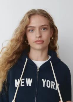 Sweater Rits Capuchon New York