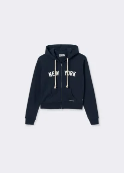 Sweater Rits Capuchon New York