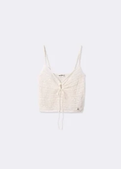 Top Crochet Bandjes Knoop