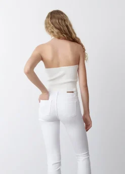 Top Tricot Gekruist Nek