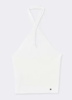 Top Tricot Gekruist Nek