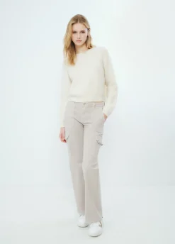 Trui Cropped Basic Ronde Hals