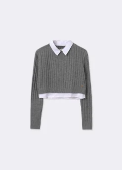 Trui Cropped Detail Shirt