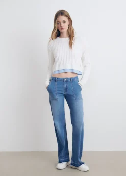 Trui Cropped Detail Shirt