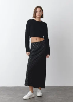 Trui Cropped Gevlochten