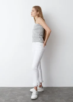 T-Shirt Asymmetrisch Mouw Volume